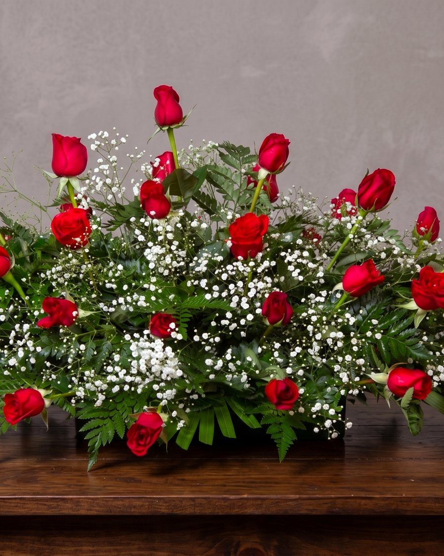 Centro 1 pastilla rosas con paniculata