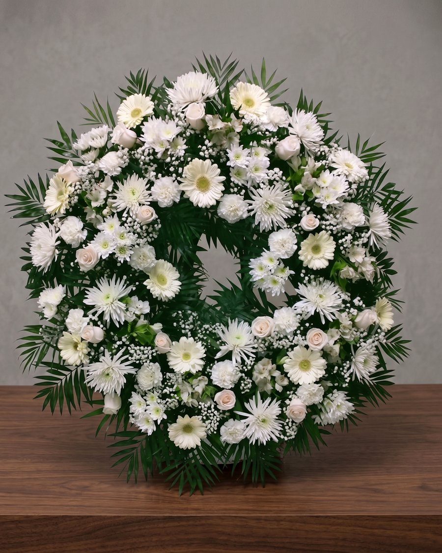 Corona redonda especial blanca